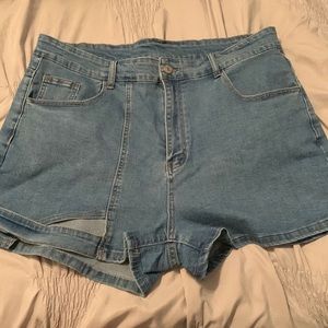 Denim shorts